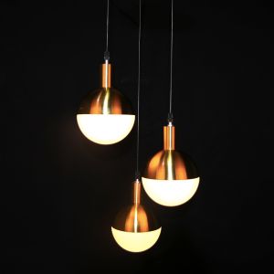 Ingenue Antique Brass Finish Metal Hanging Light