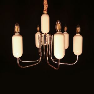 LINA Modern Chandelier with Elctroplated Coating