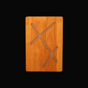 AINA Wooden Profile Cut Led wall Light